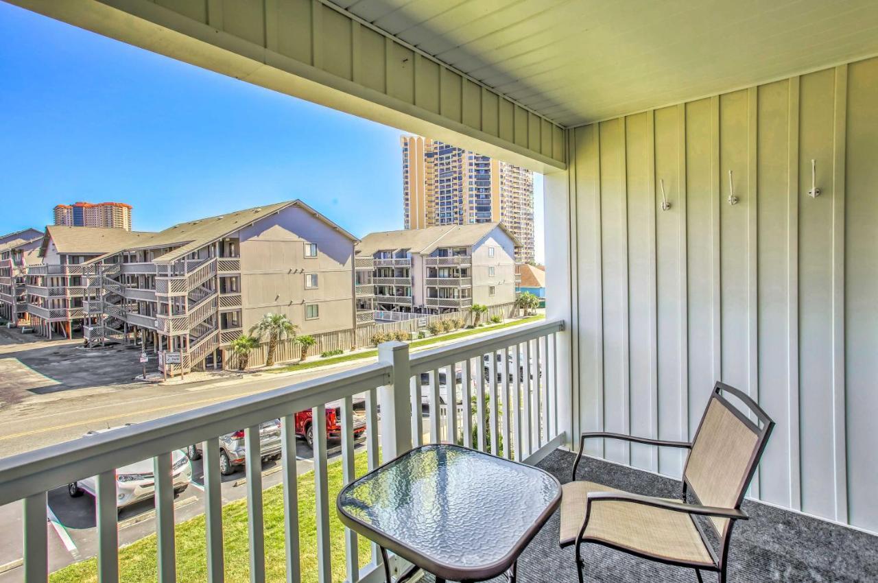 Myrtle Beach Condo With Balcony Walk To Beach! المظهر الخارجي الصورة